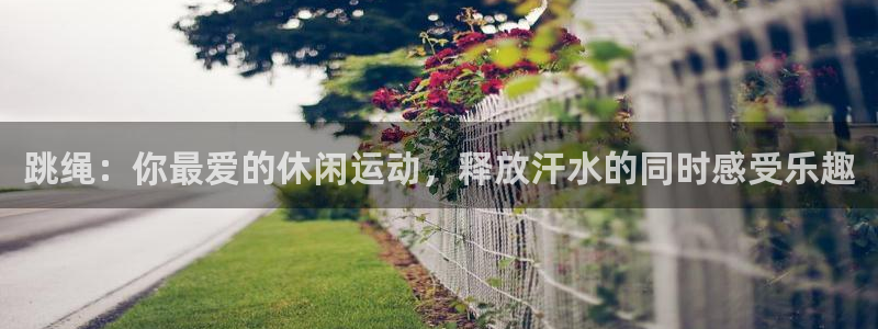ug环球官网：跳绳：你最爱的休闲运动，释放汗水的同时感受乐趣